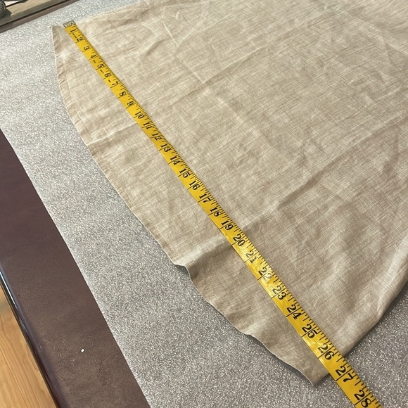 Yuvita Linen Tank Top Natural Tan Scoop Neck Sleeveless Casual Lagenlook M - Picture 7 of 7